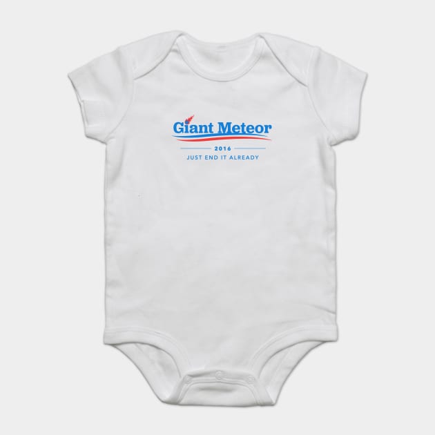 Giant Meteor 2016 T-Shirt Baby Bodysuit by dumbshirts